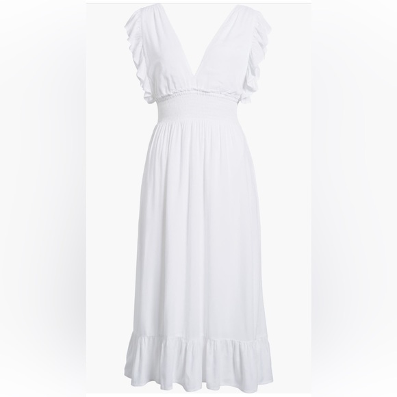 NWT BP ruffle trim midi dress - Picture 10 of 10
